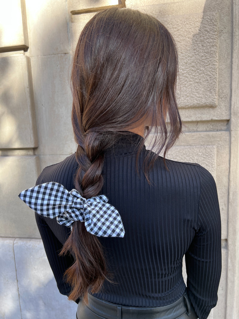 Scrunchie miniknot vichy