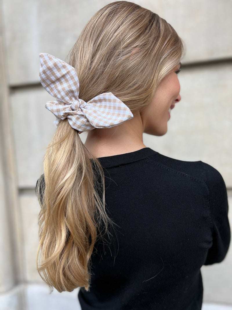 Scrunchie miniknot vichy